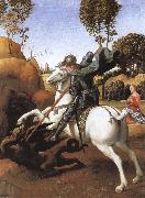 RAFFAELLO Sanzio Kill dragon china oil painting reproduction